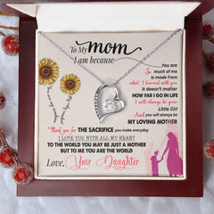 Havijo You Are My Sunshine Forever Love Necklace with gold chain and pendant, elegant jewelry piece for special moments