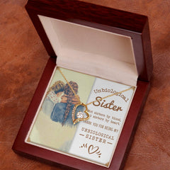 Havijo Best Friends forever love necklace with interlocking heart pendants, silver jewelry for friendship and meaningful gifts.
