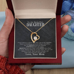 Havijo My Beautiful Daughter Forever Love Necklace with heart-shaped pendant and delicate chain jewelry for special occasions