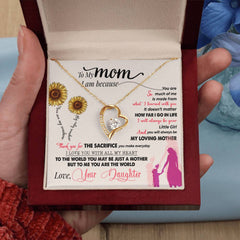 Havijo "You Are My Sunshine" forever love necklace with delicate pendant on a chain, elegant jewelry for special occasions