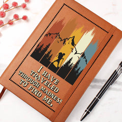 Havijo Traveled to Find Me journal accessory with a decorative cover, ideal for writing and personal reflections.