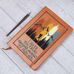 Havijo Traveled to Find Me journal with a soft cover and inspirational design, perfect for writing and reflection.