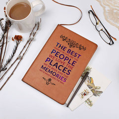 Havijo People, Places, Memories Journal with colorful cover and lined pages for personal journaling and memory keeping.