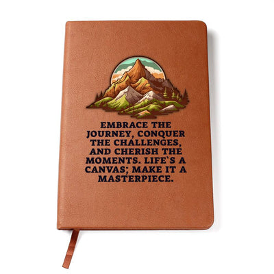 Havijo Embrace the Journey journal with a soft cover and inspirational design, perfect for writing and reflection.