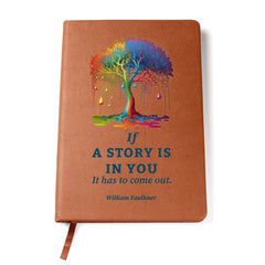 Havijo The Story Within journal with a textured cover and lined pages, designed as a personal writing accessory.