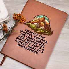 Havijo Embrace the Journey journal with a soft cover featuring inspiring design, perfect for writing and reflection.