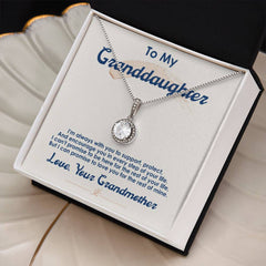 Havijo Always With You Eternal Hope Necklace featuring a delicate pendant on a silver chain, symbolizing hope and connection.