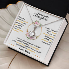 Havijo Feel My Love Eternal Hope Necklace featuring a delicate pendant with heartfelt design in jewelry style.