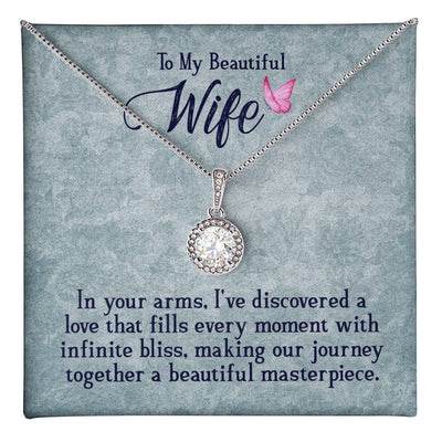 Eternal Hope Necklace by Havijo featuring a delicate jewelry piece with a meaningful pendant in a close-up view.