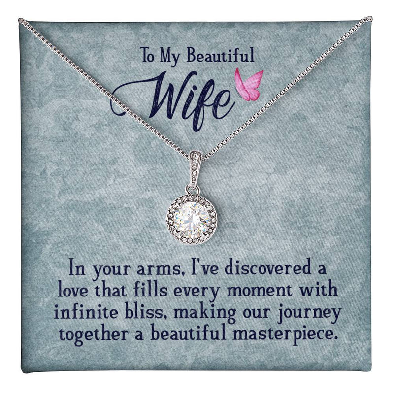 Eternal Hope Necklace by Havijo featuring a delicate jewelry piece with a meaningful pendant in a close-up view.