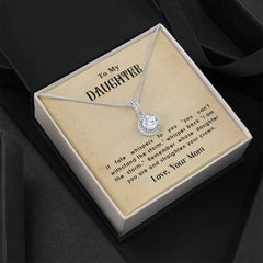 Havijo Straighten Your Crown Eternal Hope Necklace featuring a delicate chain and pendant with inspirational design.