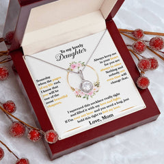 Havijo Feel My Love Eternal Hope Necklace featuring a delicate pendant on a fine chain against a soft background