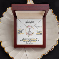 Havijo Feel My Love Eternal Hope Necklace with silver chain and pendant featuring an inspiring hope design.