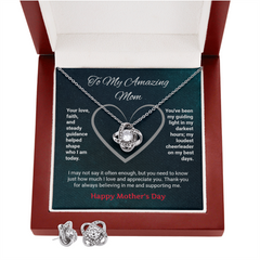 Havijo jewelry gift for mom, featuring a beautiful love-themed pendant with intricate design and sparkling accents.