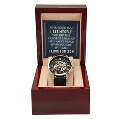 Havijo I See Myself In You openwork jewelry watch with intricate design, showcasing a stylish and artistic timepiece.