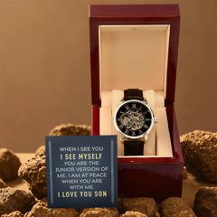 Havijo I See Myself In You openwork jewelry watch with intricate design, showcasing a stylish and artistic timepiece.