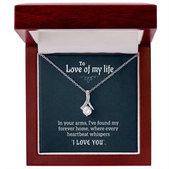 Havijo The Love Of My Life Alluring Beauty Necklace with elegant pendant, showcasing fine jewelry craftsmanship.