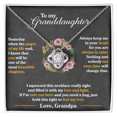 Havijo Keep Me In Your Heart Love Knot Necklace in jewelry, featuring a delicate love knot pendant on a chain.