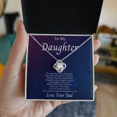 Havijo Im Always With You Love Knot Necklace jewelry featuring a delicate love knot pendant on a fine chain.