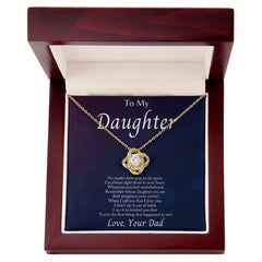 Havijo Im Always With You Love Knot Necklace featuring a delicate silver love knot pendant on a fine chain jewelry piece