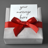 ShineOn Fulfillment gift wrap with personalized message, featuring elegant paper design for special occasions