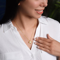 Havijo Love Knot necklace featuring intertwined silver jewelry with a delicate design, perfect for elegant accessories.