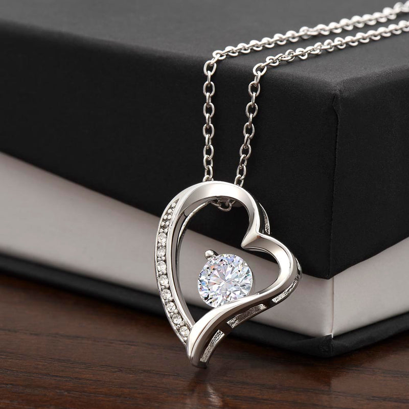 Havijo Forever Love Necklace featuring a delicate pendant symbolizing eternal love, worn as elegant jewelry for special moments.