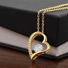 Havijo Forever Love Necklace featuring a delicate pendant symbolizing love, perfect for romantic jewelry collections.