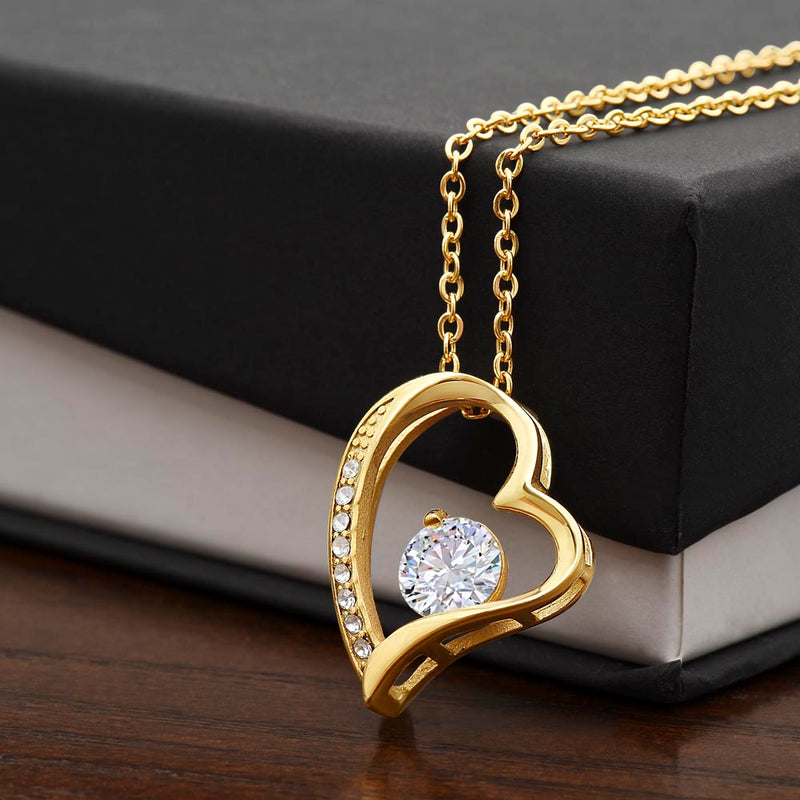 Havijo Forever Love Necklace featuring a delicate pendant symbolizing love, perfect for romantic jewelry collections.