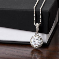 Elegant Eternal Hope Necklace by Havijo featuring a delicate pendant on a fine chain, perfect for meaningful jewelry.