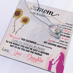 Havijo You Are My Sunshine Forever Love Necklace with pendant, elegant jewelry piece featuring sun and love design.