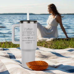 Havijo Nurse Tumbler jewelry piece featuring a nurse-themed charm, showcasing detailed design and craftsmanship.