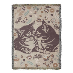 Havijo Cat Lovers heirloom blanket featuring a cozy, detailed cat-themed design with soft fabric and vibrant colors.